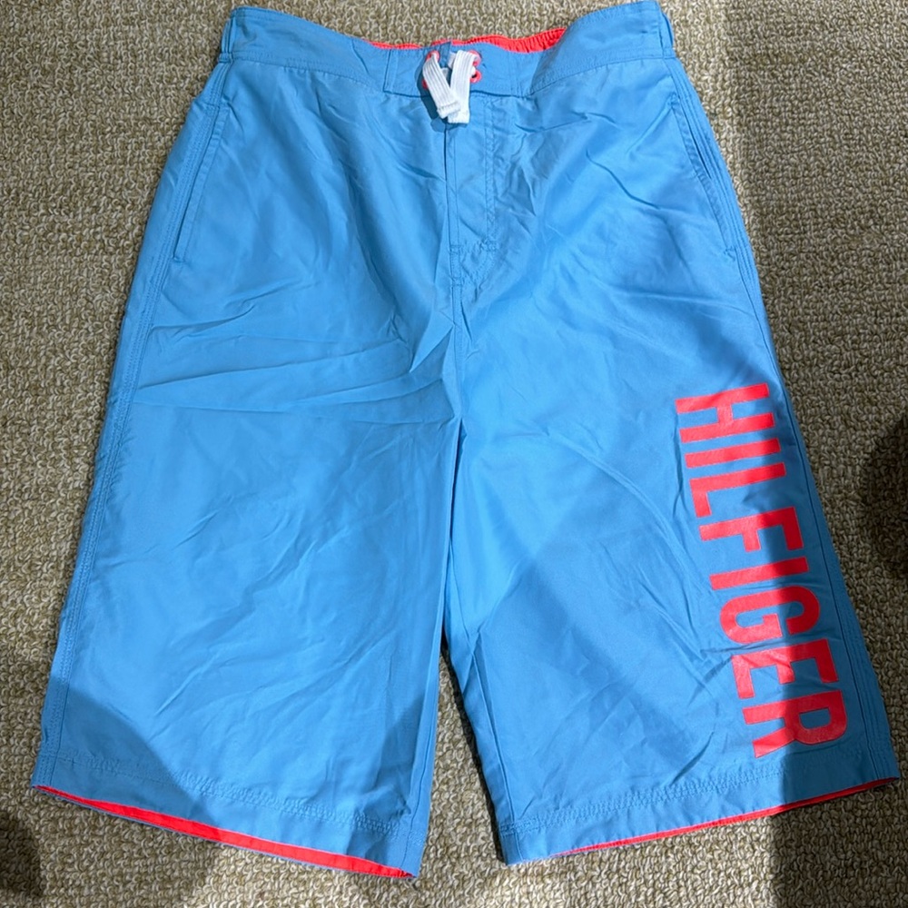 Tommy Hilfiger swim trunks.